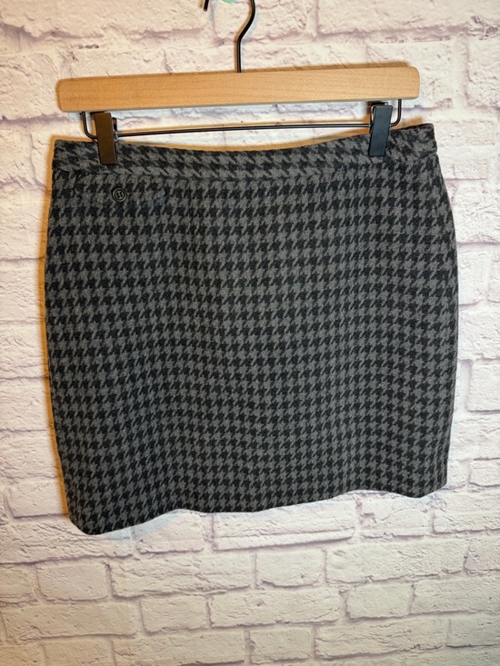 J. Crew Dresses & Skirts - J.Crew Women's Houndstooth Wool Blend Mini Skirt Size 10 Preppy Y2K